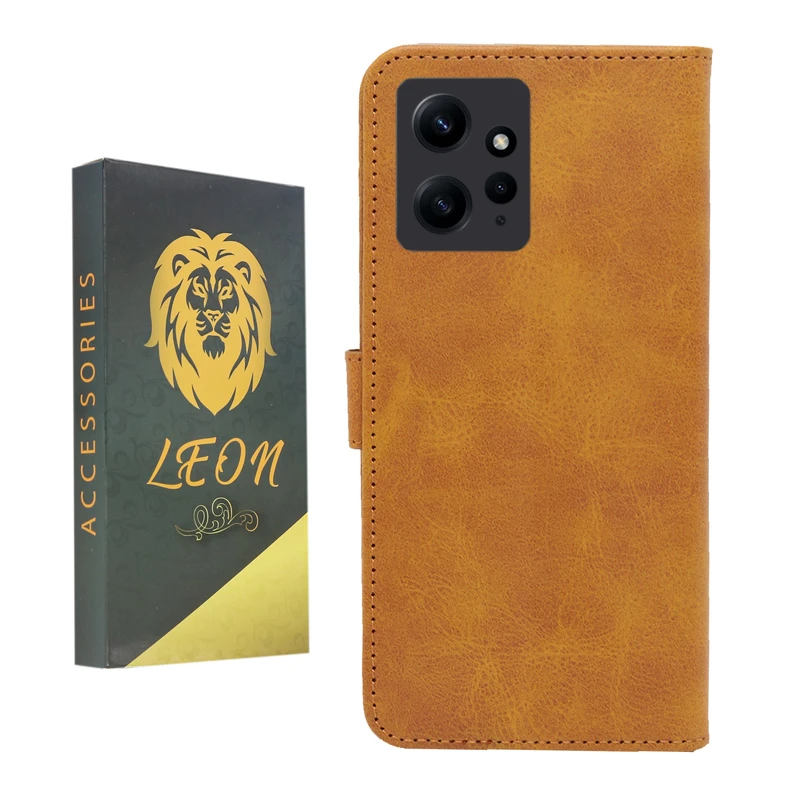 کیف کلاسوری لئون مدل Bersa مناسب برای گوشی موبایل شیائومی Redmi Note 12 4G