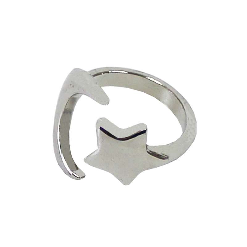 انگشتر زنانه فوراور 21 طرح ماه و ستاره مدل 66-15