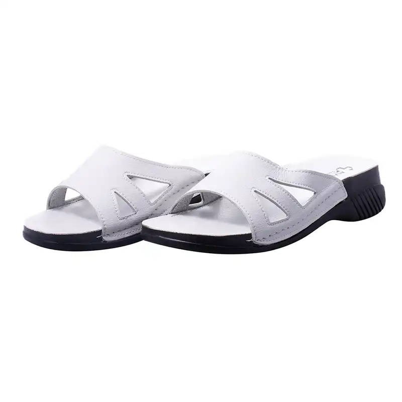 دمپایی زنانه آویده کد 214 رنگ سفید