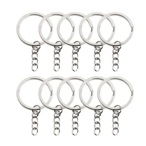 حلقه جاکلیدی مدل ساده کد h100 بسته 10 عددی