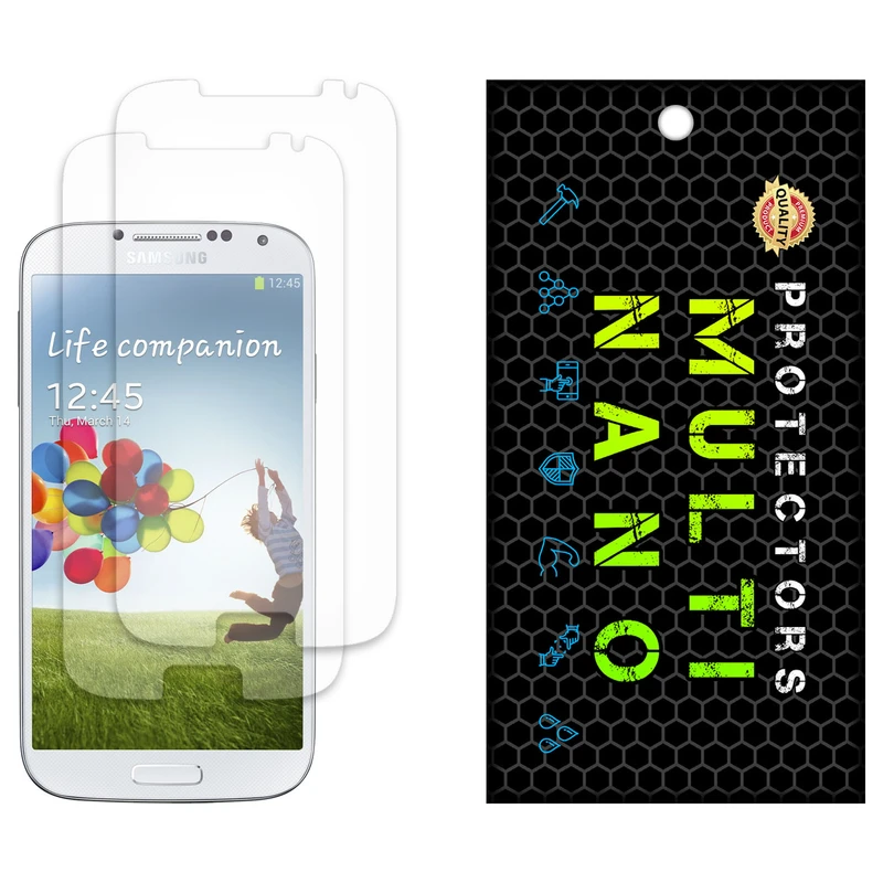 محافظ صفحه نمایش مات مولتی نانو مدل X-S2M مناسب برای گوشی موبایل سامسونگ Galaxy S4 بسته دو عددی