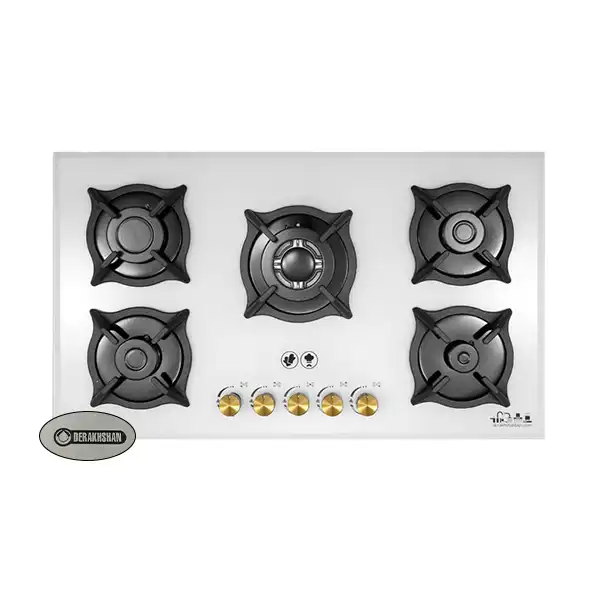 اجاق گاز صفحه ای درخشان مدل G623 پنج شعله