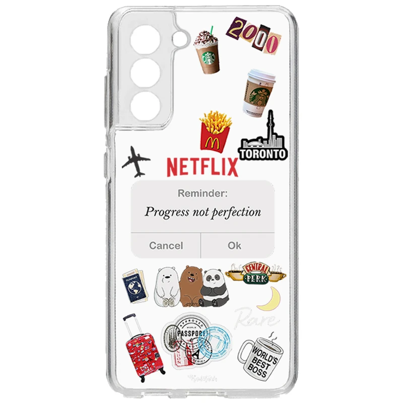 کاور طرح Progress مناسب برای گوشی موبایل سامسونگ  Galaxy S21 Fe