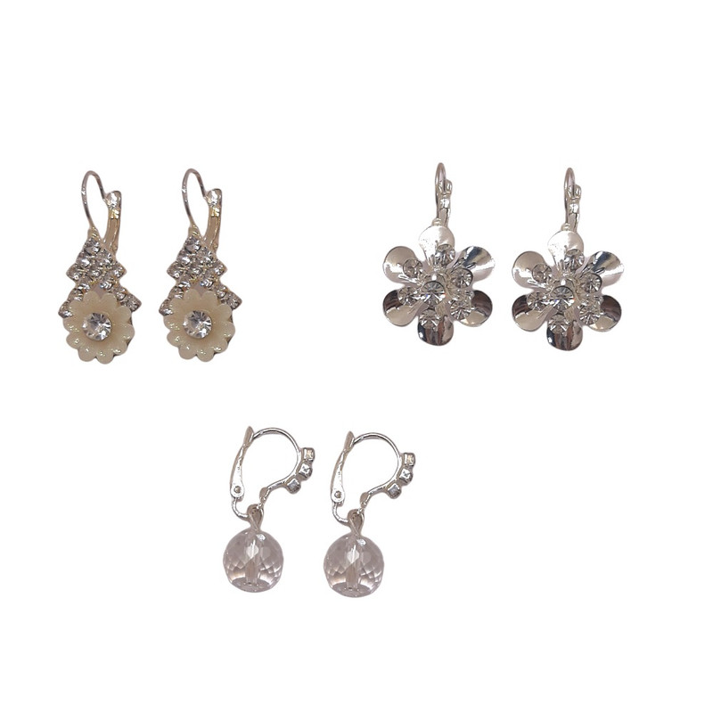 گوشواره دخترانه مدل BMG مجموعه 3 عددی گوشواره دخترانه مدل BMG مجموعه 3 عددی