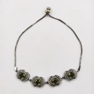 دستبند نقره زنانه سلین کالا مدل الکساندریت ce-As125