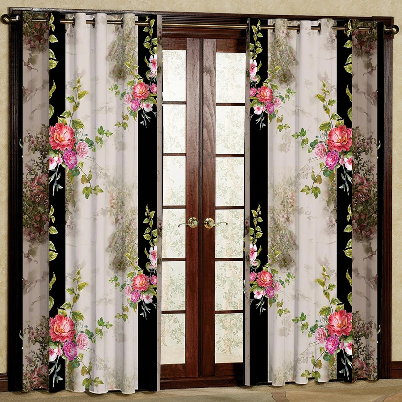 پرده مدل مخمل پانچی کد 1247T2 سایز 200x140 سانتی متر