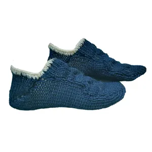 پاپوش بافتنی مدل دستبافت