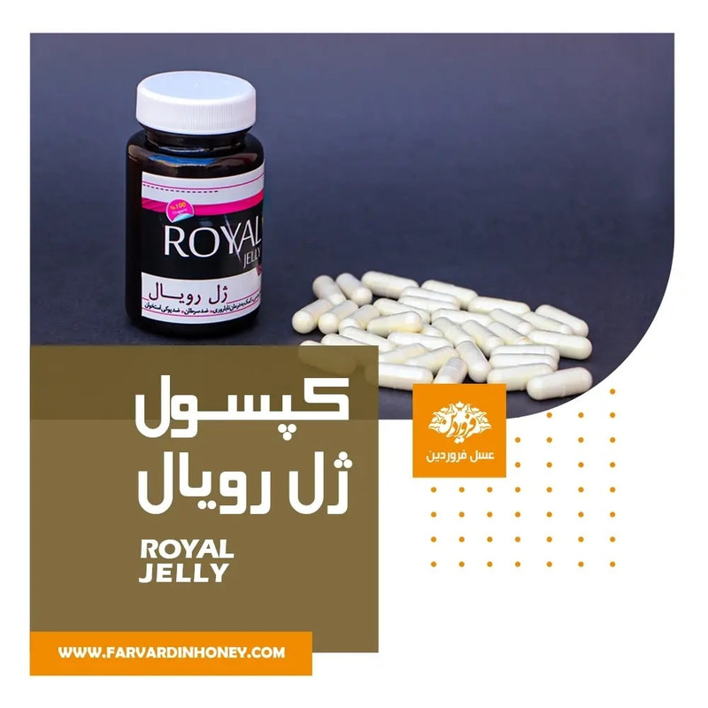 کپسول ژل رویال فروردین بسته 20 عددی
