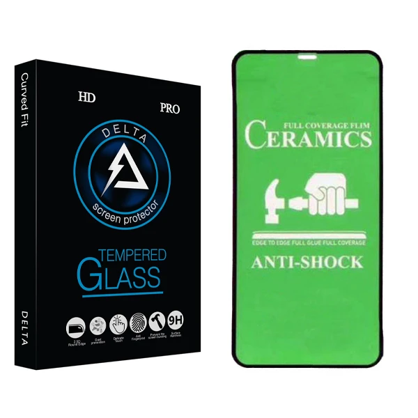 محافظ صفحه نمایش سرامیکی دلتا مدل PRO مناسب برای گوشی موبایل  اپل Iphone 11pro