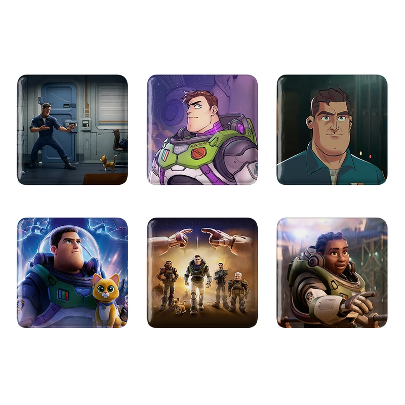 مگنت خندالو طرح انیمیشن باز لایتیر Lightyear کد 1694B مجموعه 6 عددی