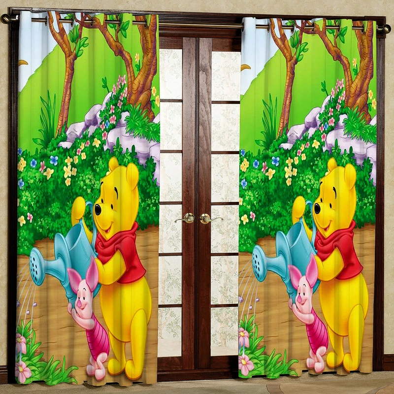 پرده مدل pooh هازان پانچی کد 4413 سایز 140x200 سانتی متر
