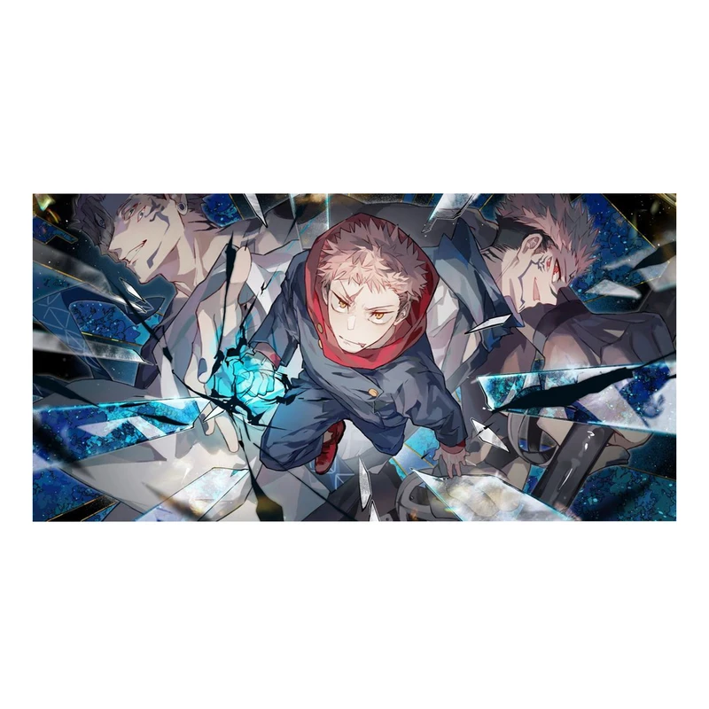 استیکر لپ تاپ و موبایل مدل انیمه طرح جوجوتسو کایسن ایتادوری یوجی jujutsu kaisen yuji itadori کد 665