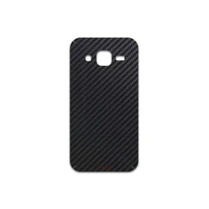 MAHOOT Black-Carbon-Fiber Cover Sticker for Samsung Galaxy Core Prime