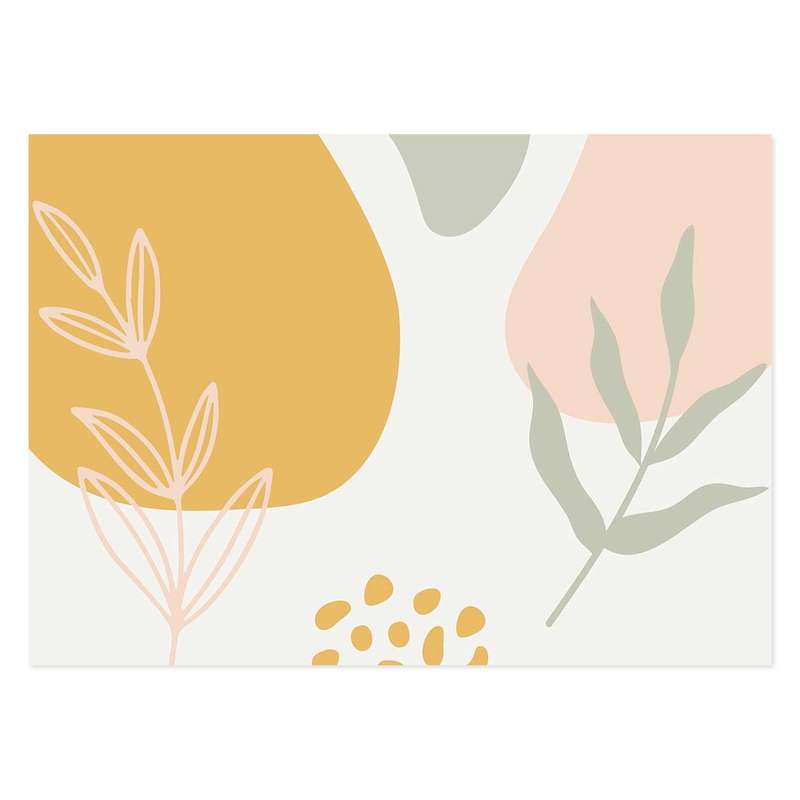 زیربشقابی شمسه نگار مدل پاییزه مجموعه شش عددی