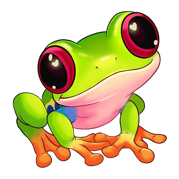  استیکر پارچه و لباس پاد آفرین طرح قورباغه کد 3371