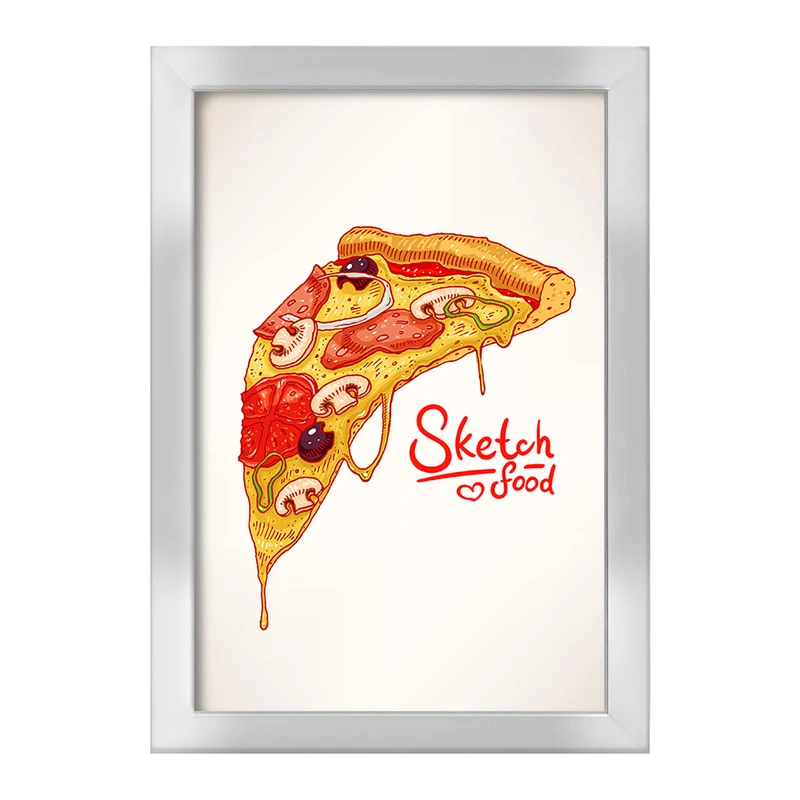 تابلو خندالو طرح فست فود (Fast Food) کد 36562