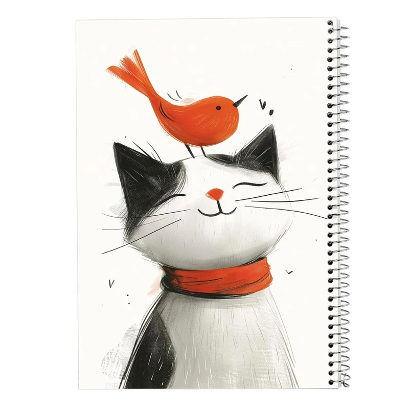 دفتر نقاشی 50 برگ مدوپد مدل موجودات فانتزی کد DF16924