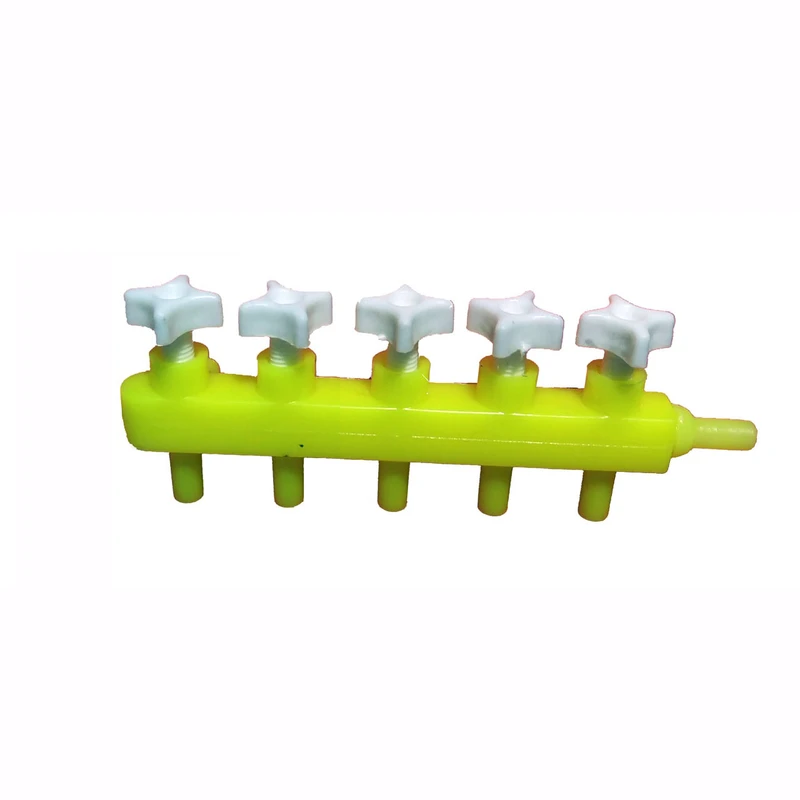 عکس شماره 4 : شیر تقسیم هوا آکواریوم مدل  5 راهه 7d