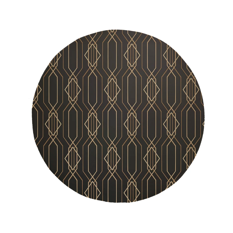 پادری مدل دایره طرح مدرن کد 8525 سایز 90 × 90 سانتی متر