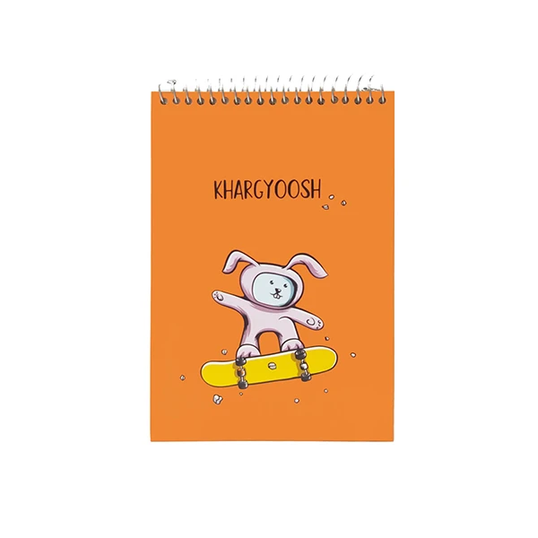 دفترچه یادداشت 80 برگ پاپکو مدل جلد سخت