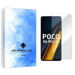 محافظ صفحه نمایش پیور گلس مدل NueGlas مناسب برای گوشی موبایل شیائومی Poco X6 Pro