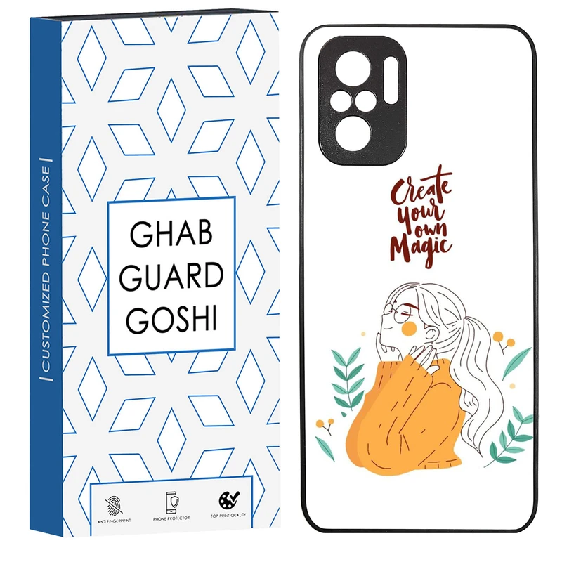 کاور قاب گارد گوشی طرح دخترانه کد TPU-050 مناسب برای گوشی موبایل شیائومی Redmi Note 10 4g / Redmi Note 10s / Poco m5s