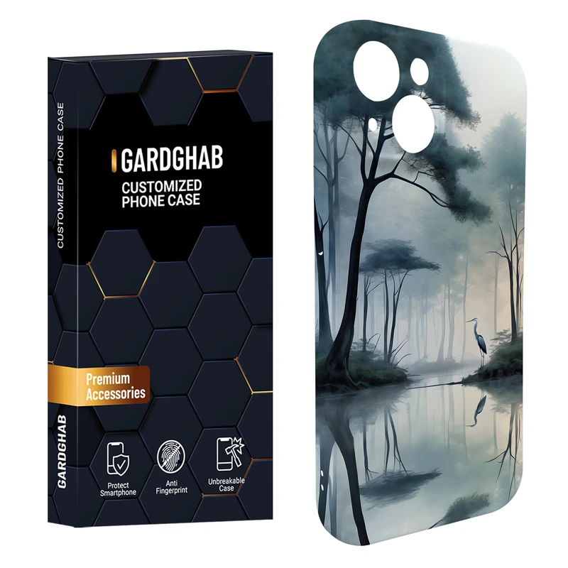 کاور گارد قاب مدل منظره و طبیعت مناسب برای گوشی موبایل اپل iPhone 15