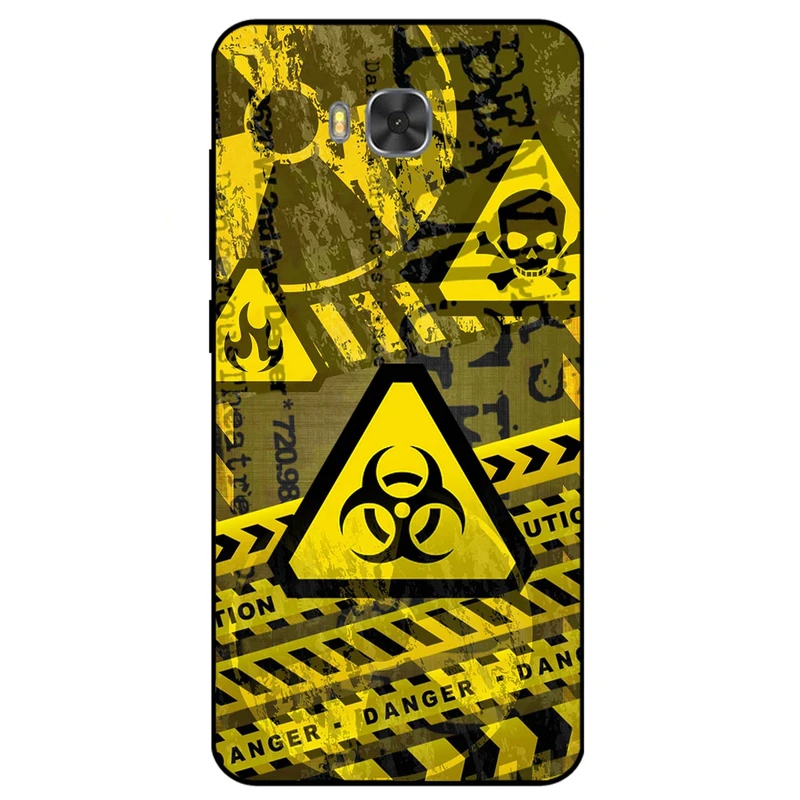 کاور مگافون طرح خطر مدل 7703 مناسب برای گوشی موبایل ایسوس Zenfone 4 Selfie / ZD553KL