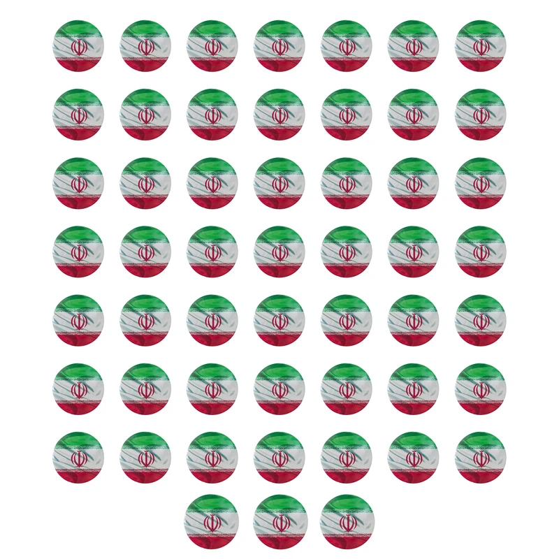 پیکسل سنجاقی طرح پرچم ایران بسته 50 عددی
