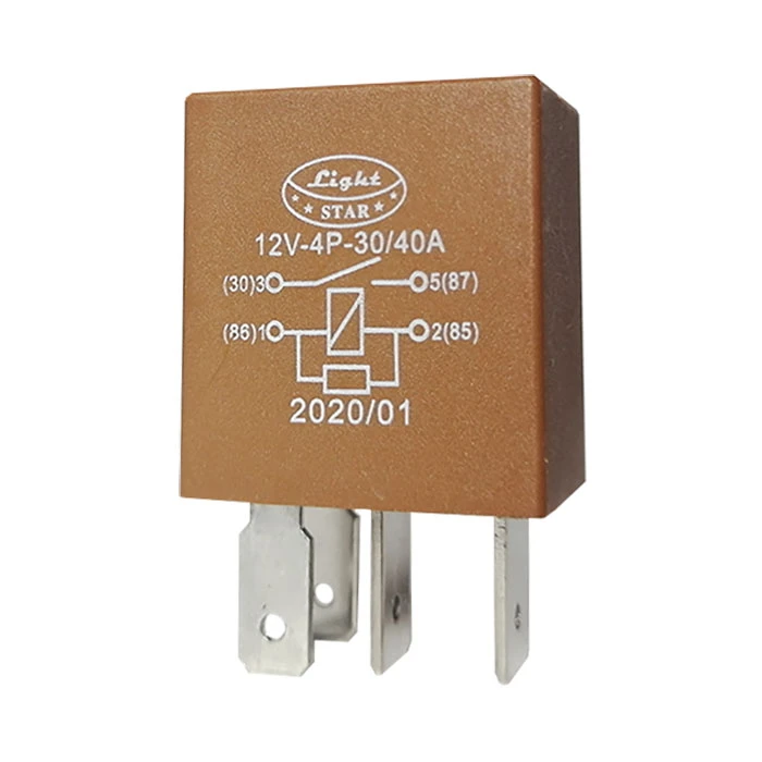 میکرو رله 30/40آمپر لایت استار مدل R.M.12V.4P.30/40A-GH
