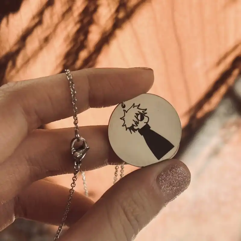 گردنبند مدل گوجو و گتو انیمه جوجوتسو کایزن بسته 2 عددی