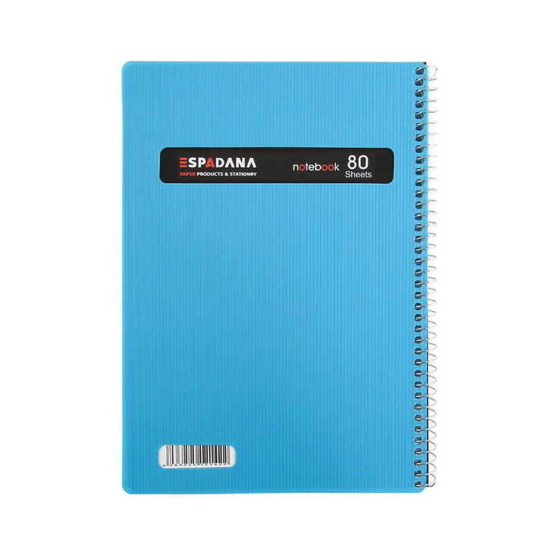 دفتر مشق 80 برگ اسپادانا مدل استریپ کد 841678910 مجموعه 5 عددی
