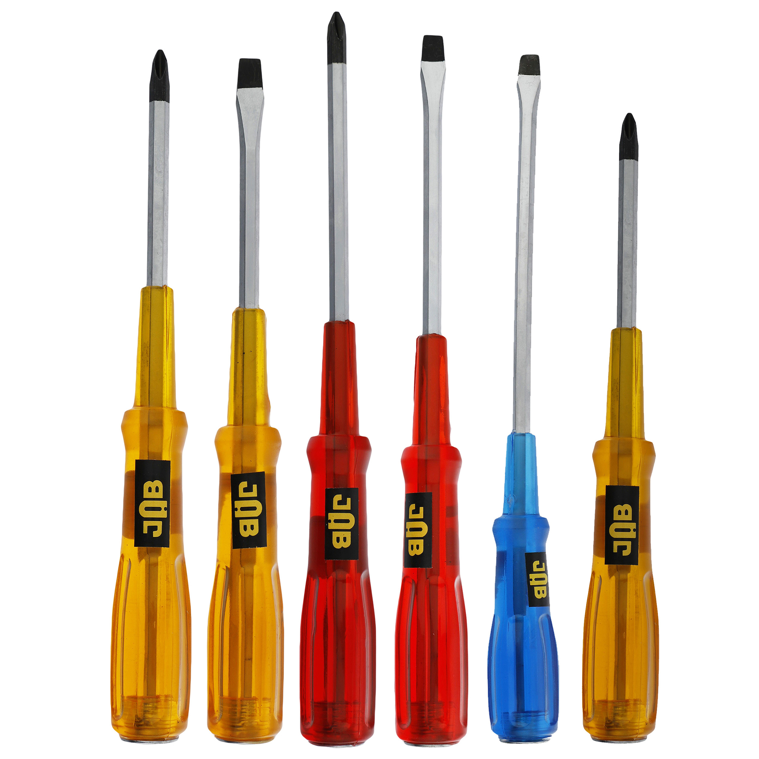 پیچ گوشتی ضربه خور جاب مدل JAB-66 مجموعه 6 عددی پیچ گوشتی ضربه خور جاب مدل JAB-66 مجموعه 6 عددی