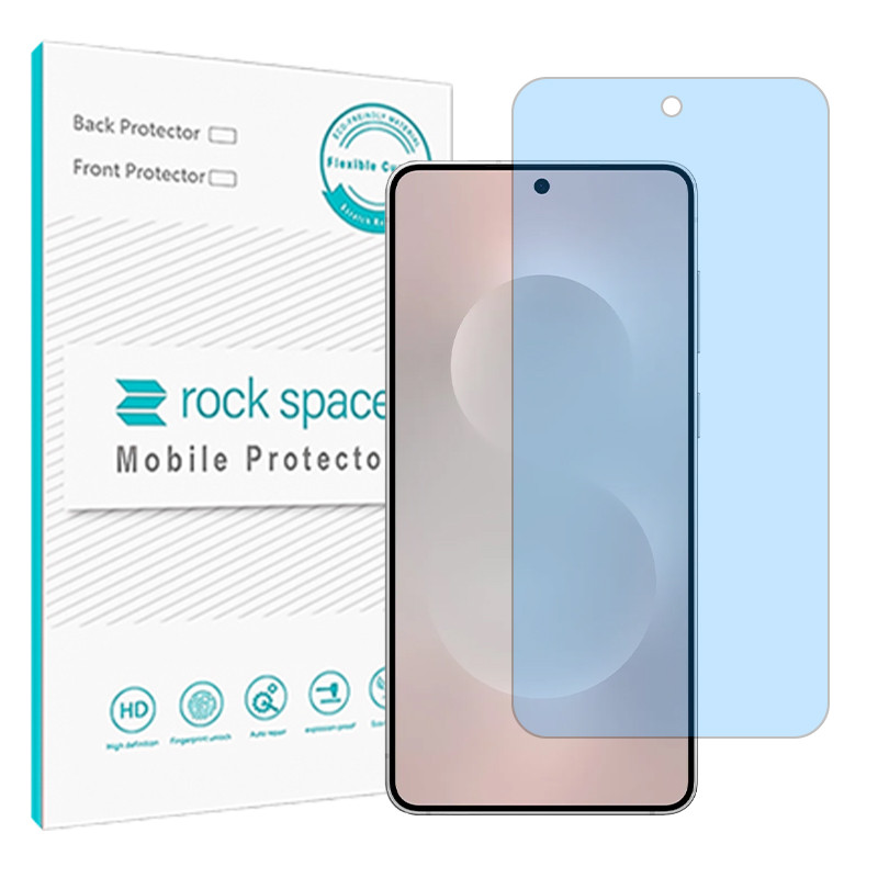 محافظ صفحه نمایش ضد اشعه آبی راک اسپیس مدل Eye Care مناسب برای گوشی موبایل سامسونگ Galaxy S25 Edge