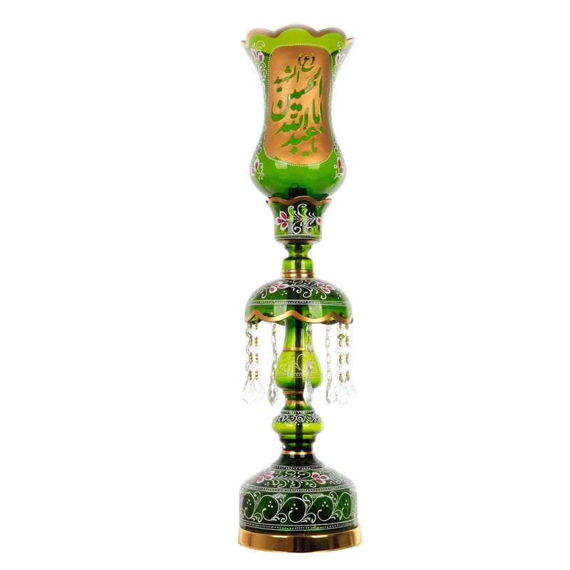 شمعدان مدل گلدسته طرح محرم یا اباعبدالله الحسین کد 40001294