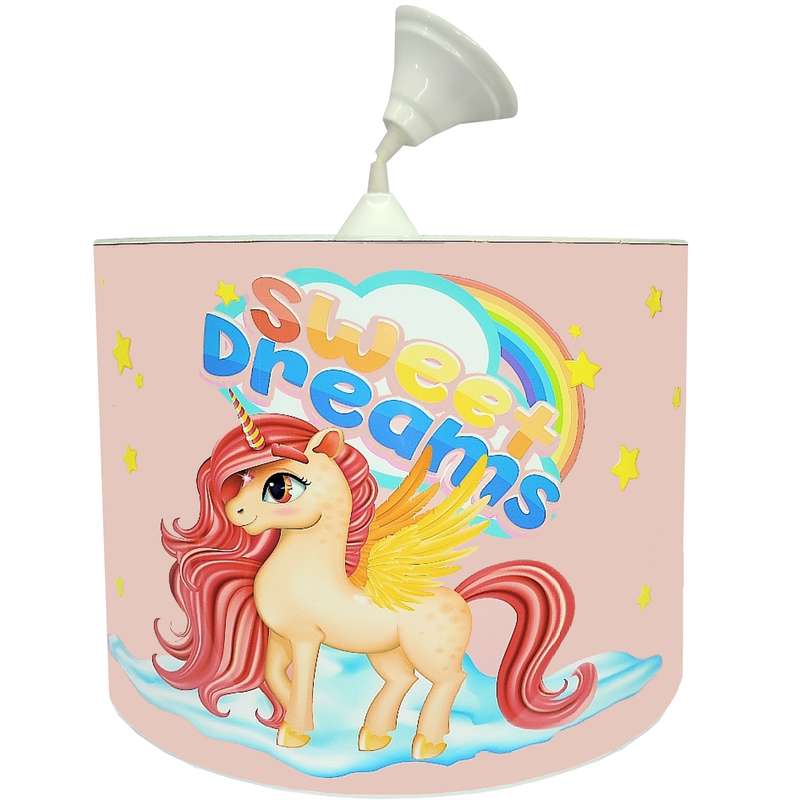 لوستر کودک مدل اسب تک شاخ