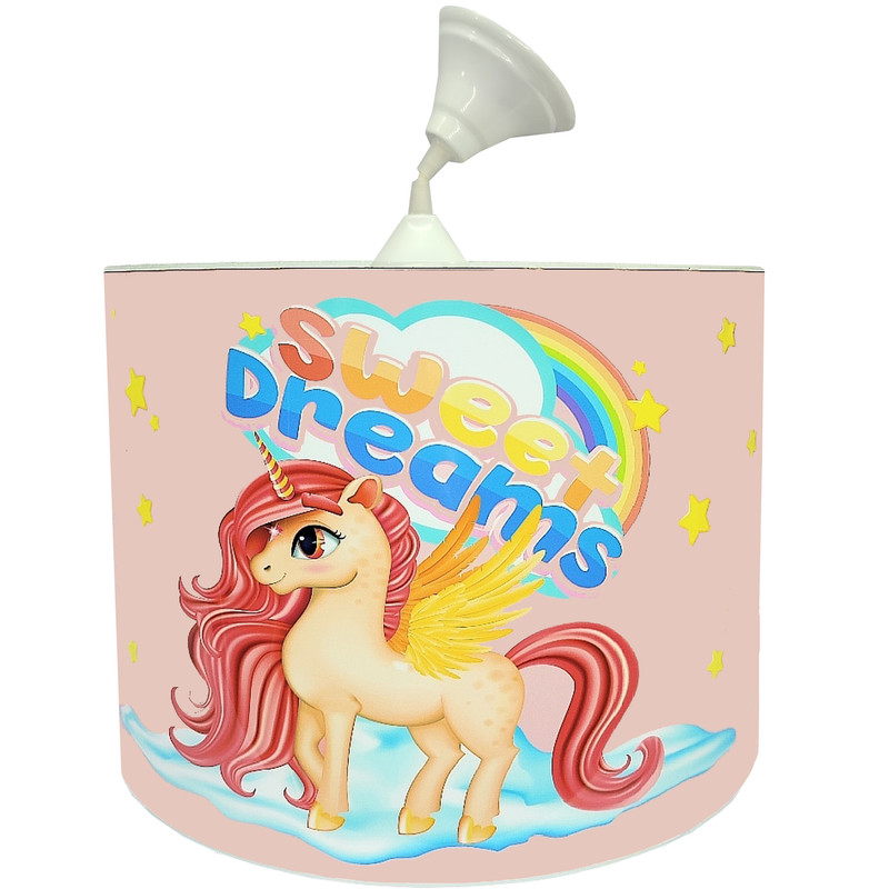 لوستر کودک مدل اسب تک شاخ