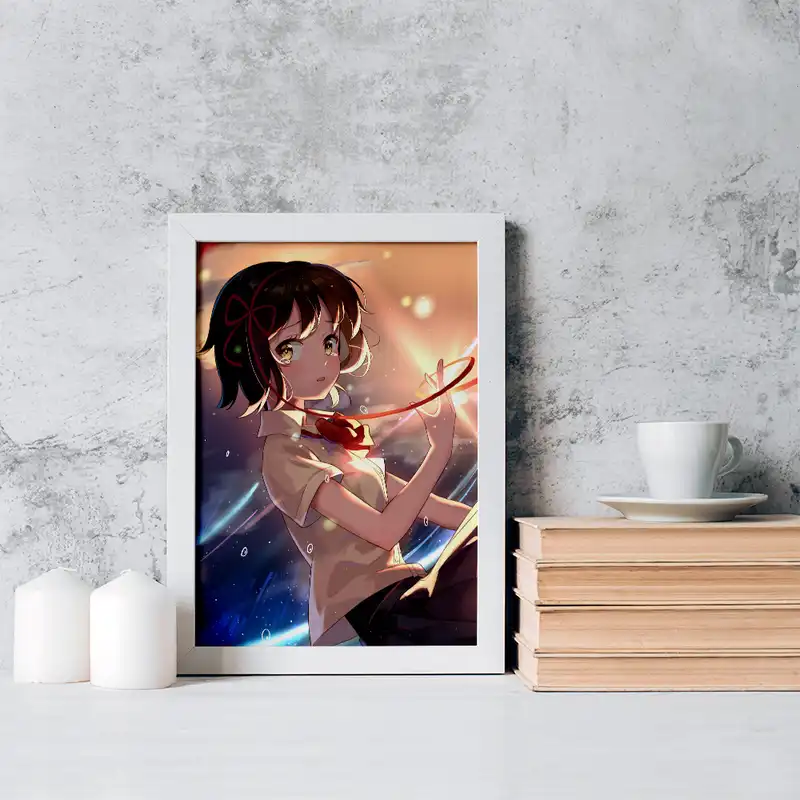 تابلو خندالو مدل میتسویا میامیزو انیمه یورنیم نام تو کد 16294