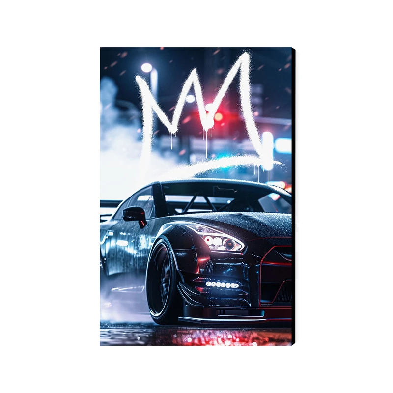 تابلو شاسی عرش مدل فانتزی ماشین اسپرت کد As5173