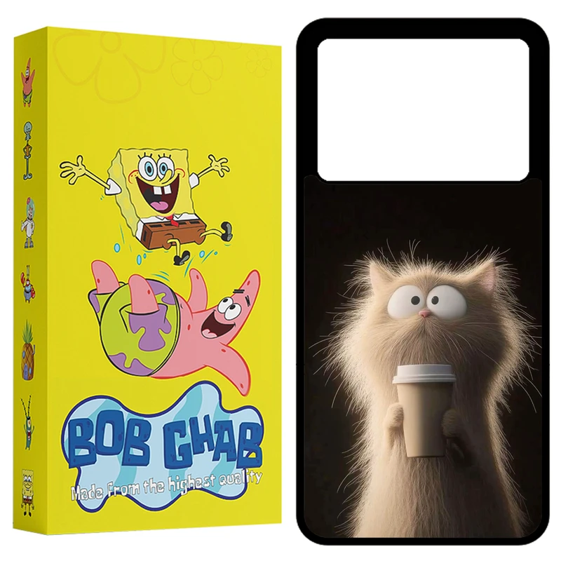 کاور باب قاب طرح گربه مدل BCPX6P مناسب برای گوشی موبایل شیائومی Poco X6 Pro 5G / Redmi K70E