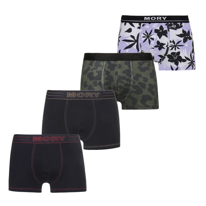 شورت ترانک مردانه موری مدل 034 بسته 4 عددی