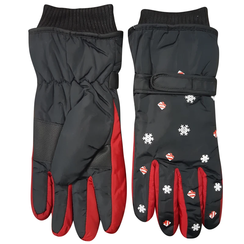 دستکش زنانه مدل برف بازی کد 452