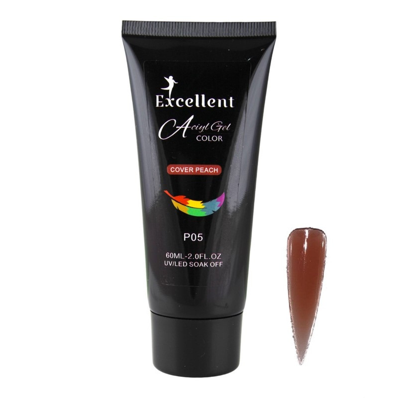پلی ژل کاشت ناخن اکسلنت مدل P05 حجم 60 میلی لیتر پلی ژل کاشت ناخن اکسلنت مدل P05 حجم 60 میلی لیتر