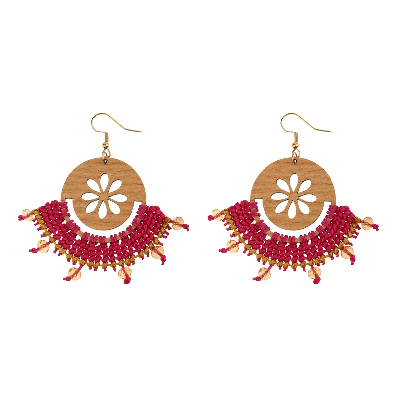 گوشواره دست دوز زنانه بومی مدل 003