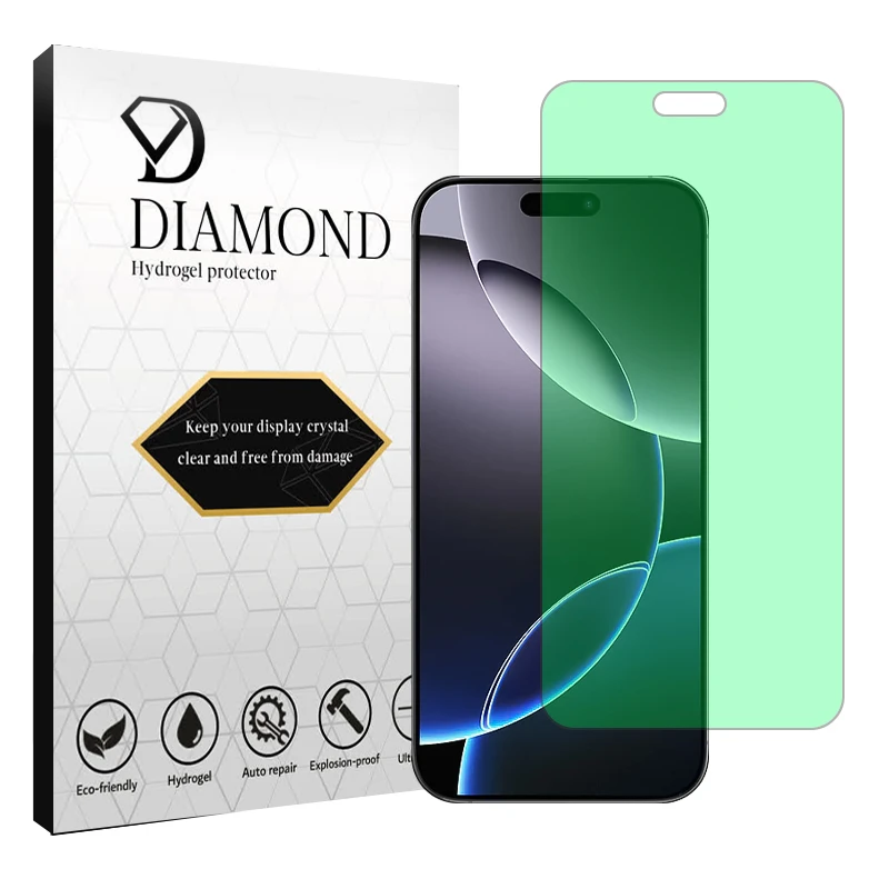 محافظ صفحه نمایش گرین لایت دیاموند مدل Tough مناسب برای گوشی موبایل اپل iPhone 16 Pro Max