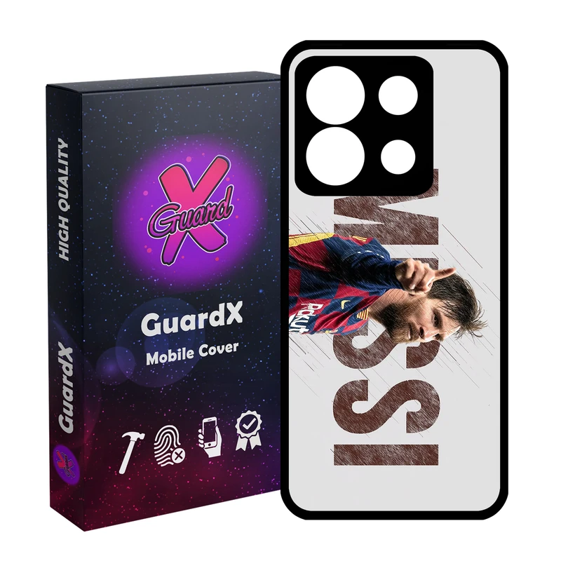 کاور گارد ایکس طرح Lionel Messi مدل 10957 مناسب برای گوشی موبایل شیائومی Redmi Note 13 5G