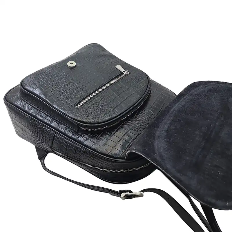 کوله پشتی زنانه مدل چرم طبیعی گاوی کد A-4833