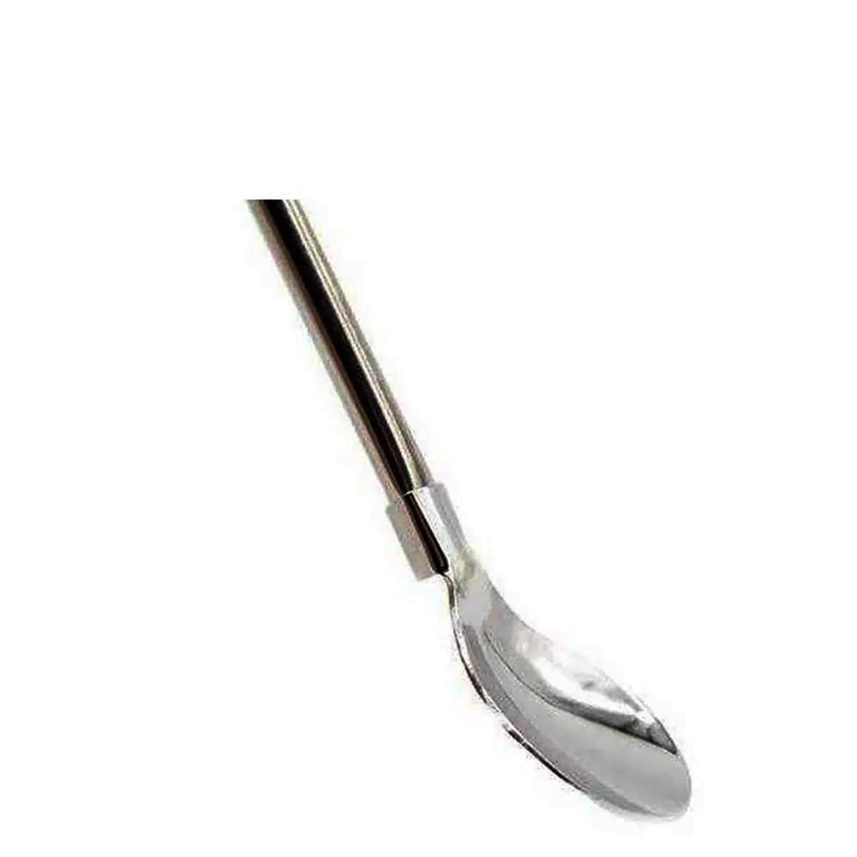 قاشق شربت خوری مدل نی دار طرح مارپیچ کد 02 مجموعه 6 عددی