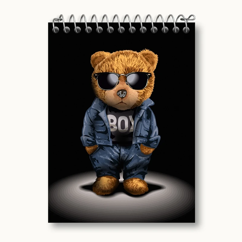 دفتر یادداشت 50 برگ خندالو مدل تدی Teddy کد 26152