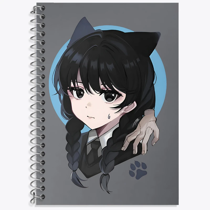 دفتر نت موسیقی 50 برگ خندالو طرح ونزدی (Wednesday)  کد N4589